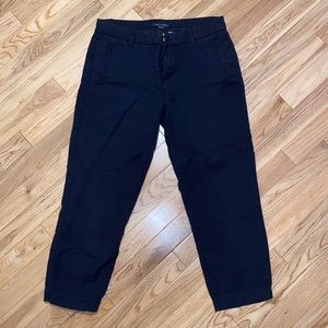 Black Tommy Hilfiger cropped dress pants